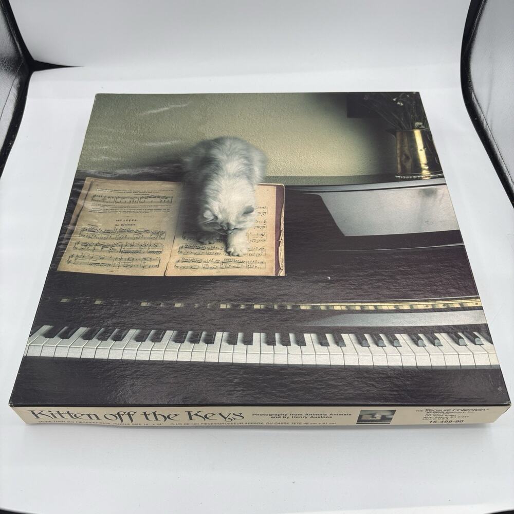 Treasure Collection Berkshire Jigsaw Puzzle Kitten off the Keys 500+ Pieces